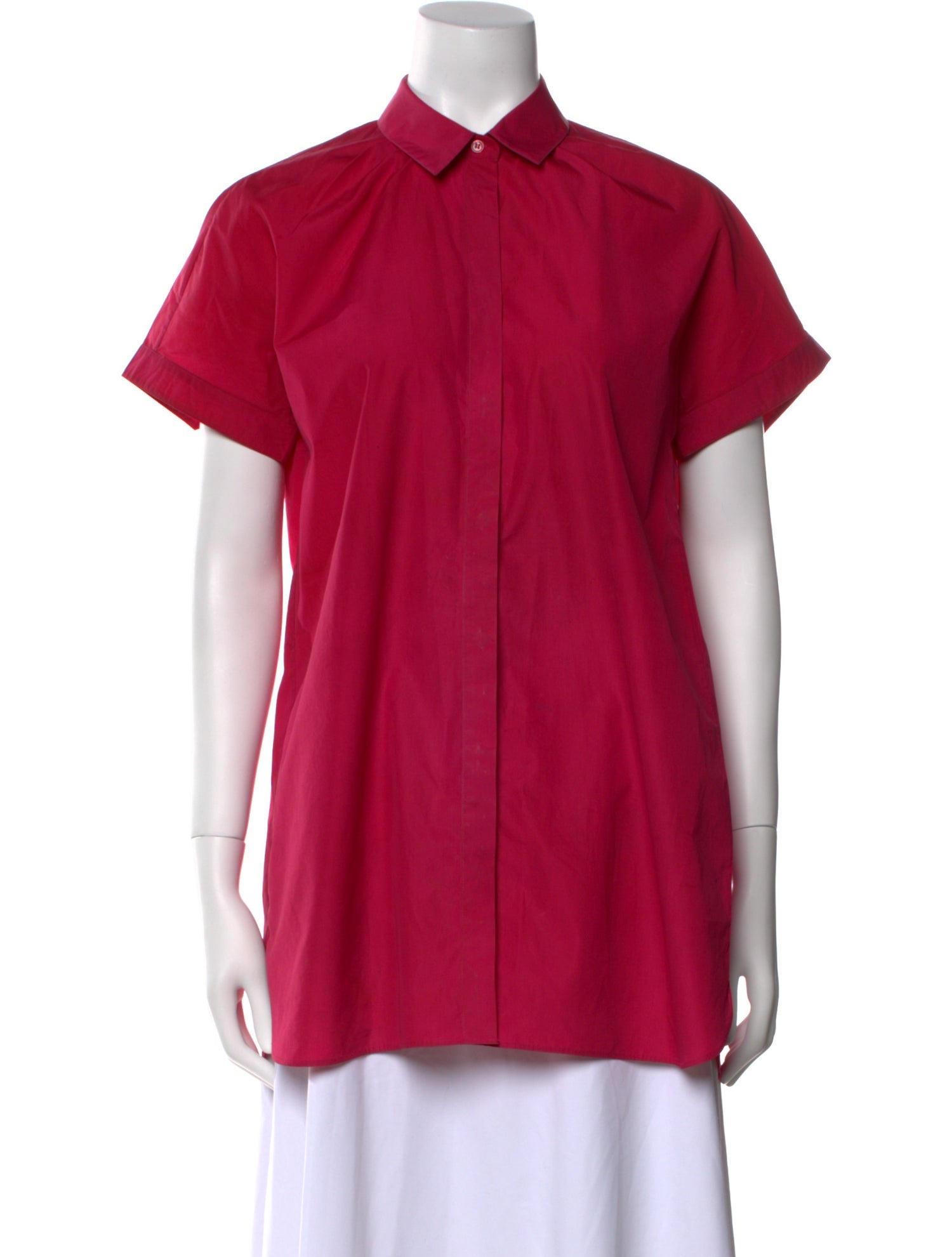 Loro Piana Short Sleeve Button-Up Top