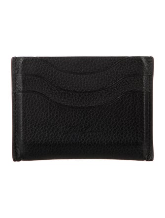 Loro Piana Leather Printed Compact Wallet
