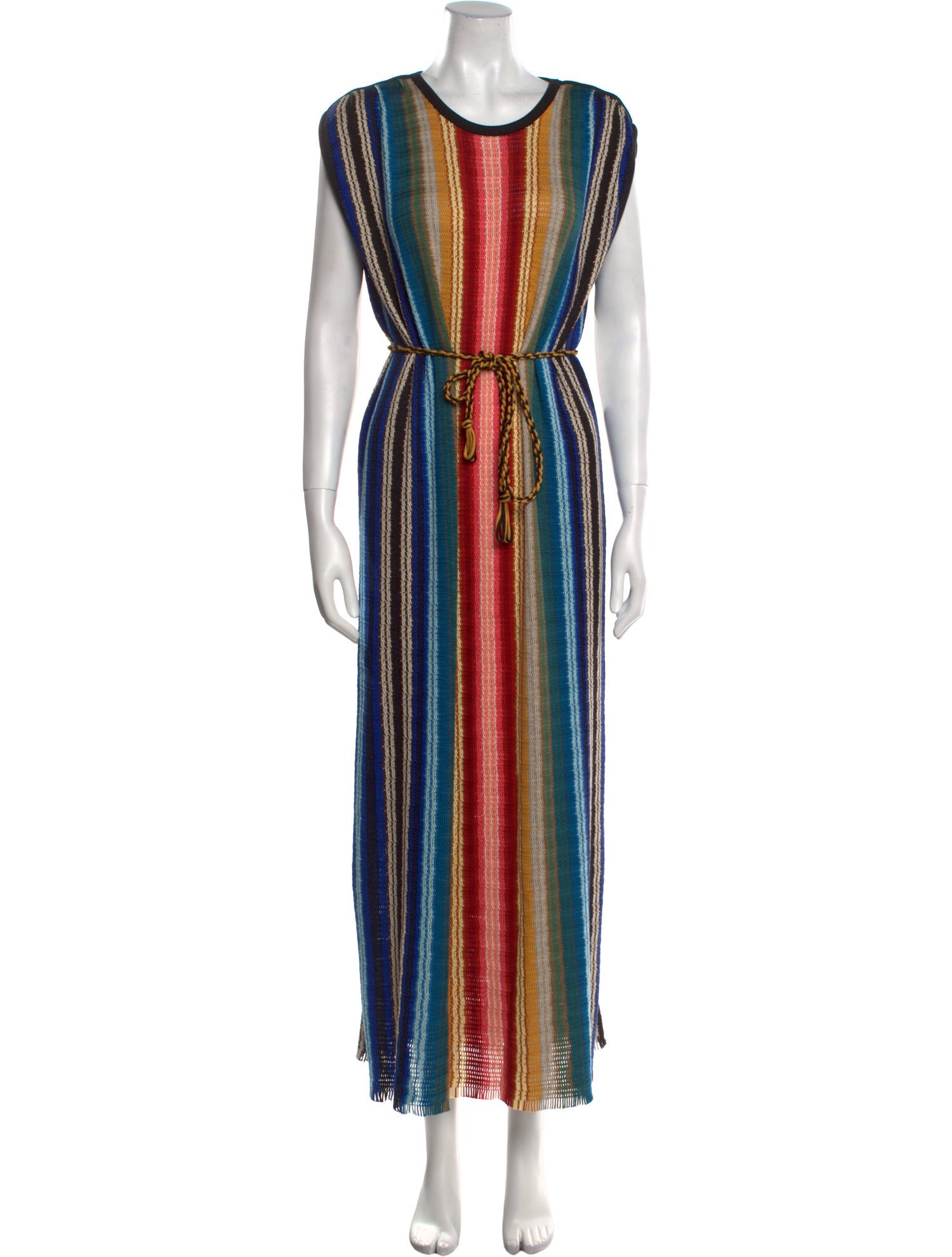 Loro Piana Striped Long Dress