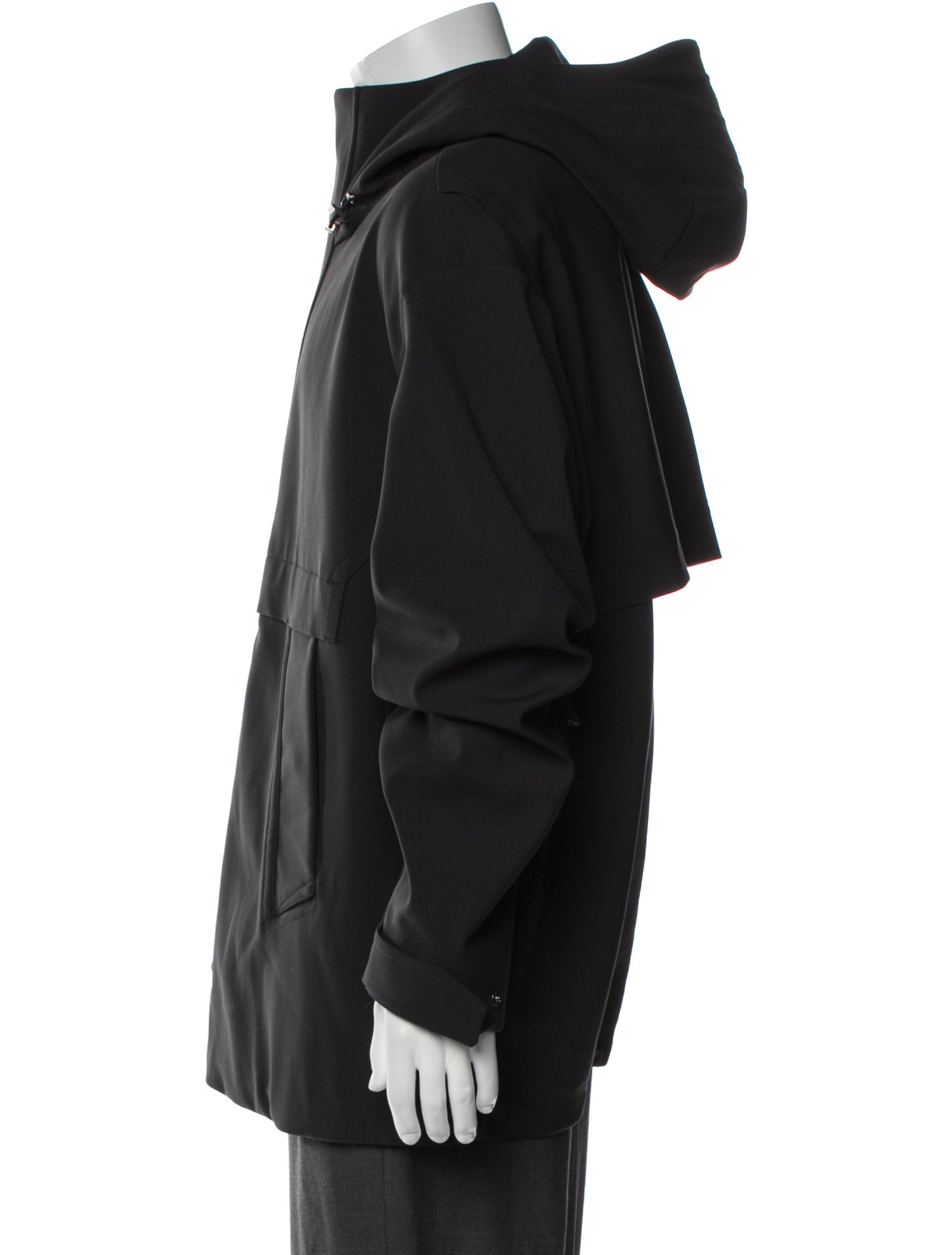 Loro Piana Three Layer Storm System Virgin Wool Parka