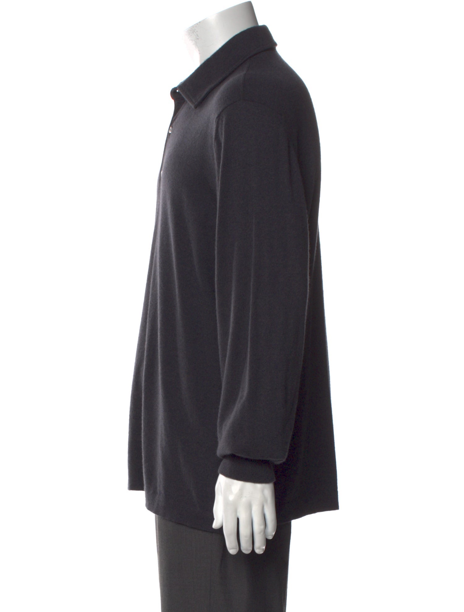 Loro Piana Cashmere Collar Polo Sweater