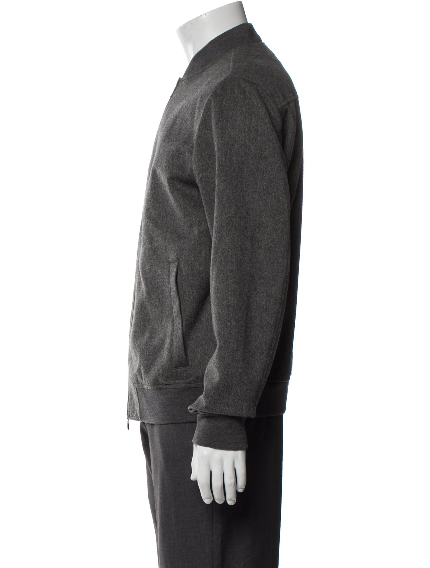 Loro Piana Green Storm System Cashmere Bomber Jacket