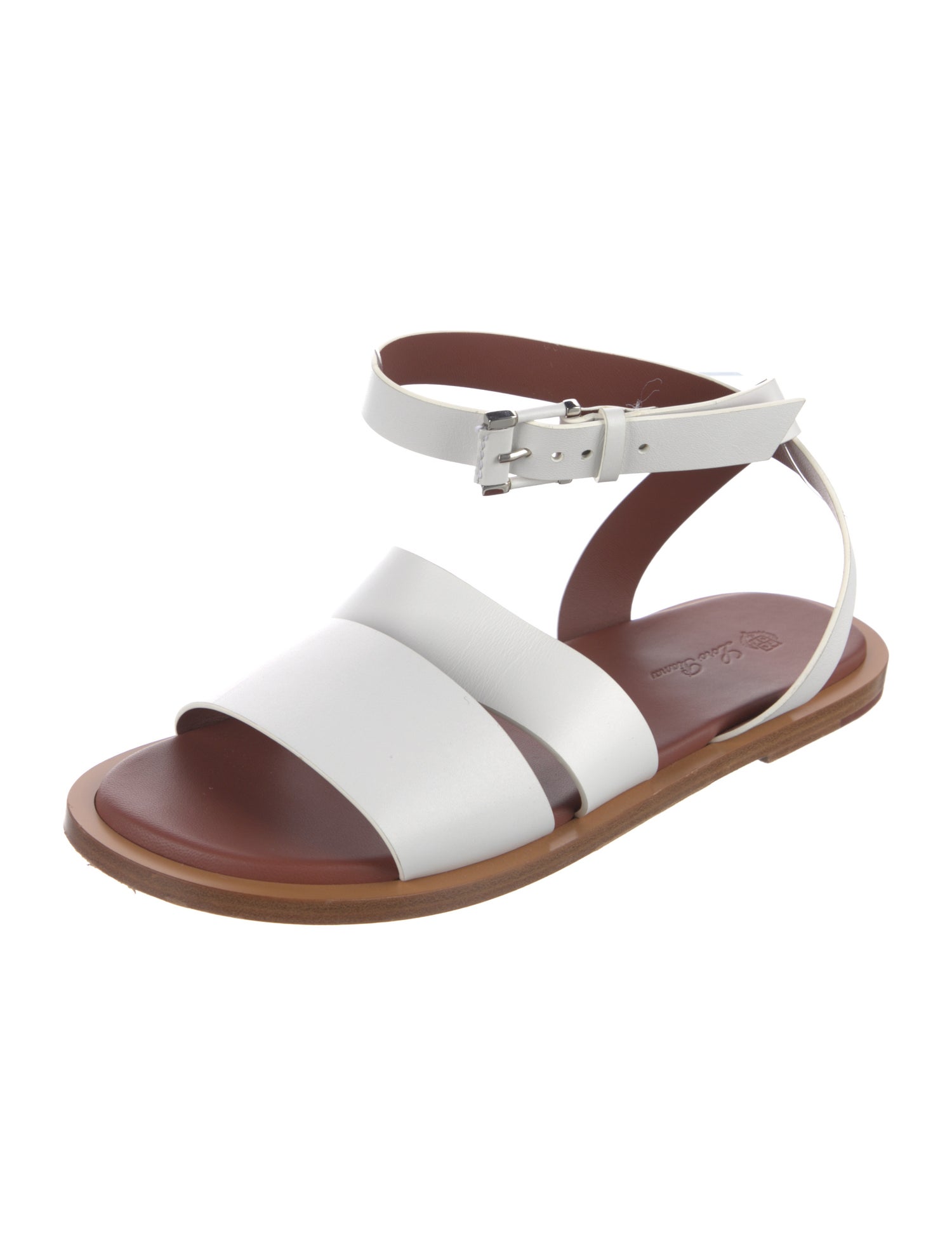 Loro Piana Leather Gladiator Sandals