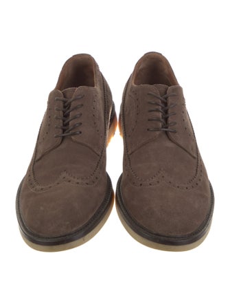 Loro Piana Suede Lasercut Accents Brogues