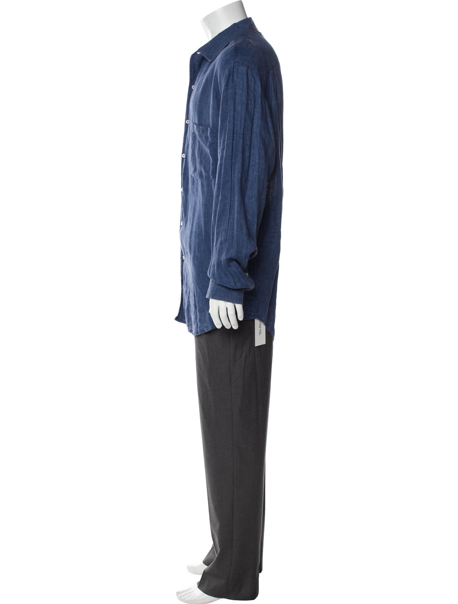 Loro Piana Linen Long Sleeve Dress Shirt