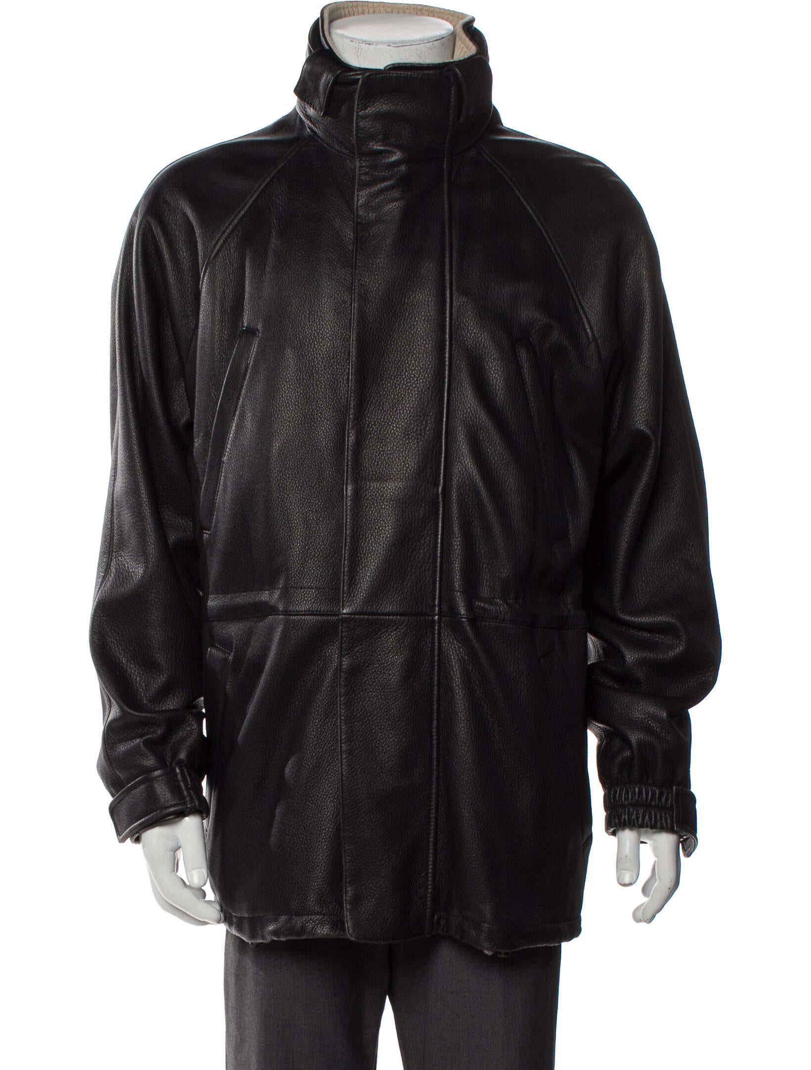 Loro Piana Leather Deer Parka