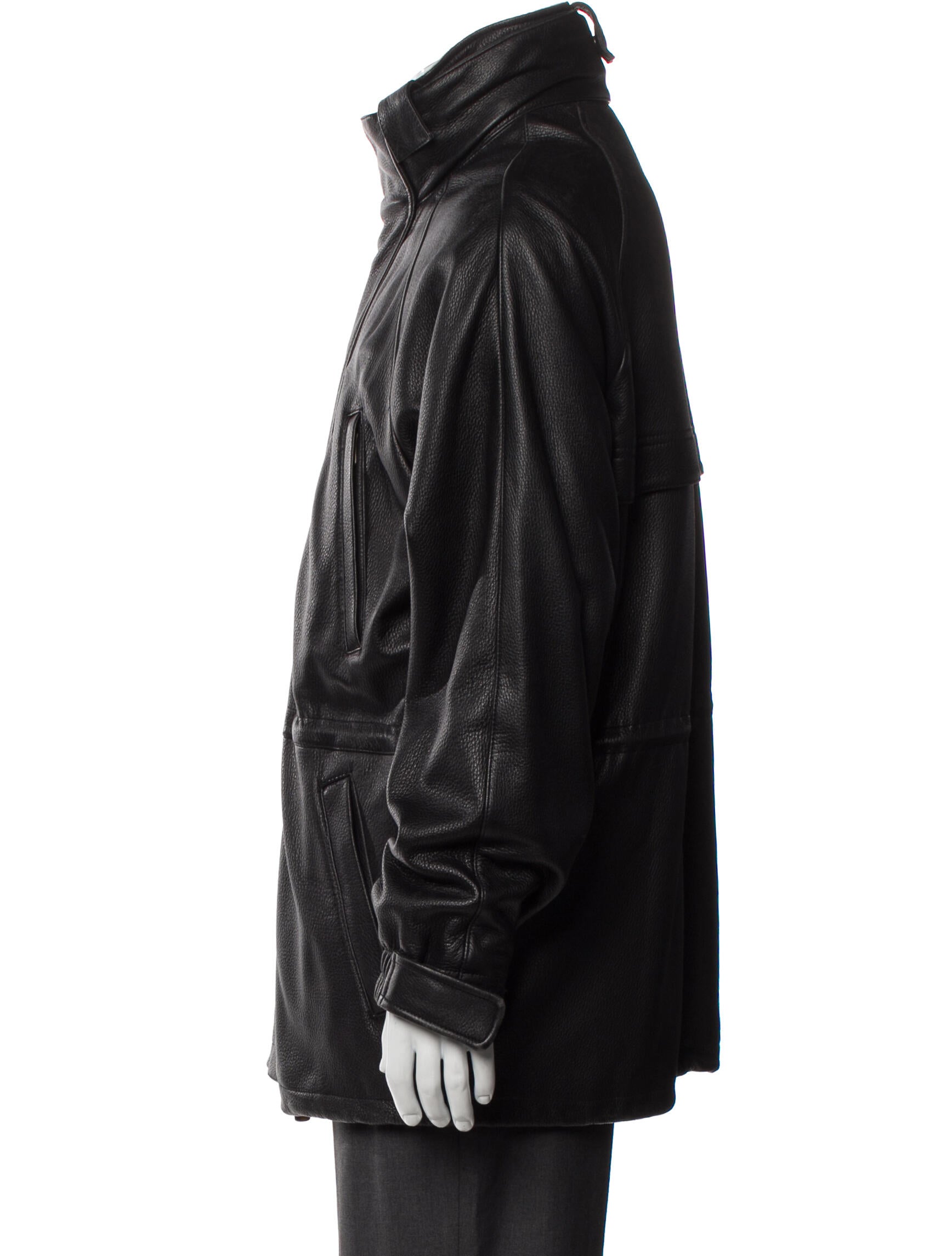 Loro Piana Leather Deer Parka