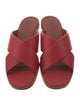 Loro Piana Emma Leather Slides