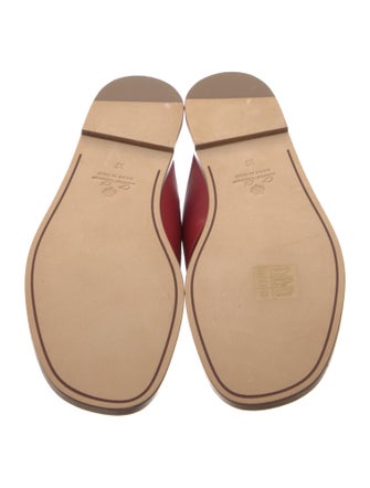 Loro Piana Emma Leather Slides