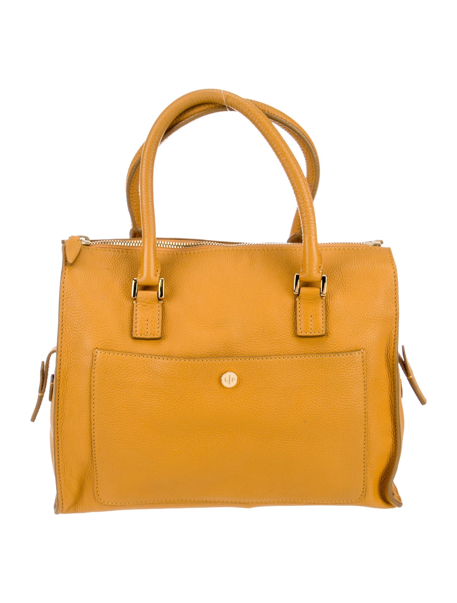 Loro Piana Leather Top Handle Bag