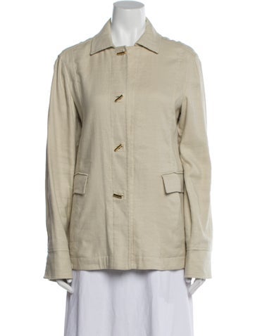 Loro Piana Jackets Linen Utility Jacket Us10, It46 | L