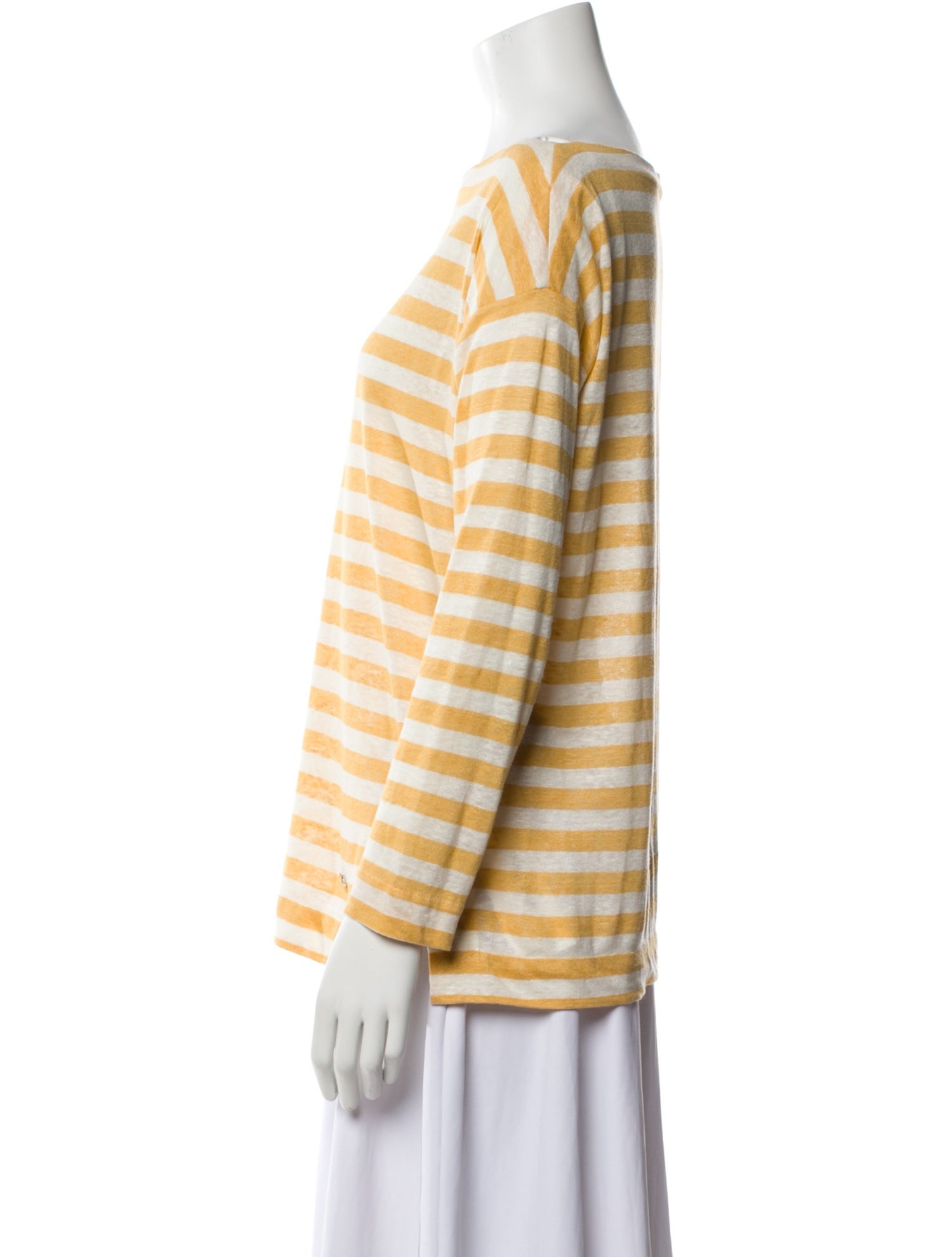 Loro Piana Linen Striped T-Shirt