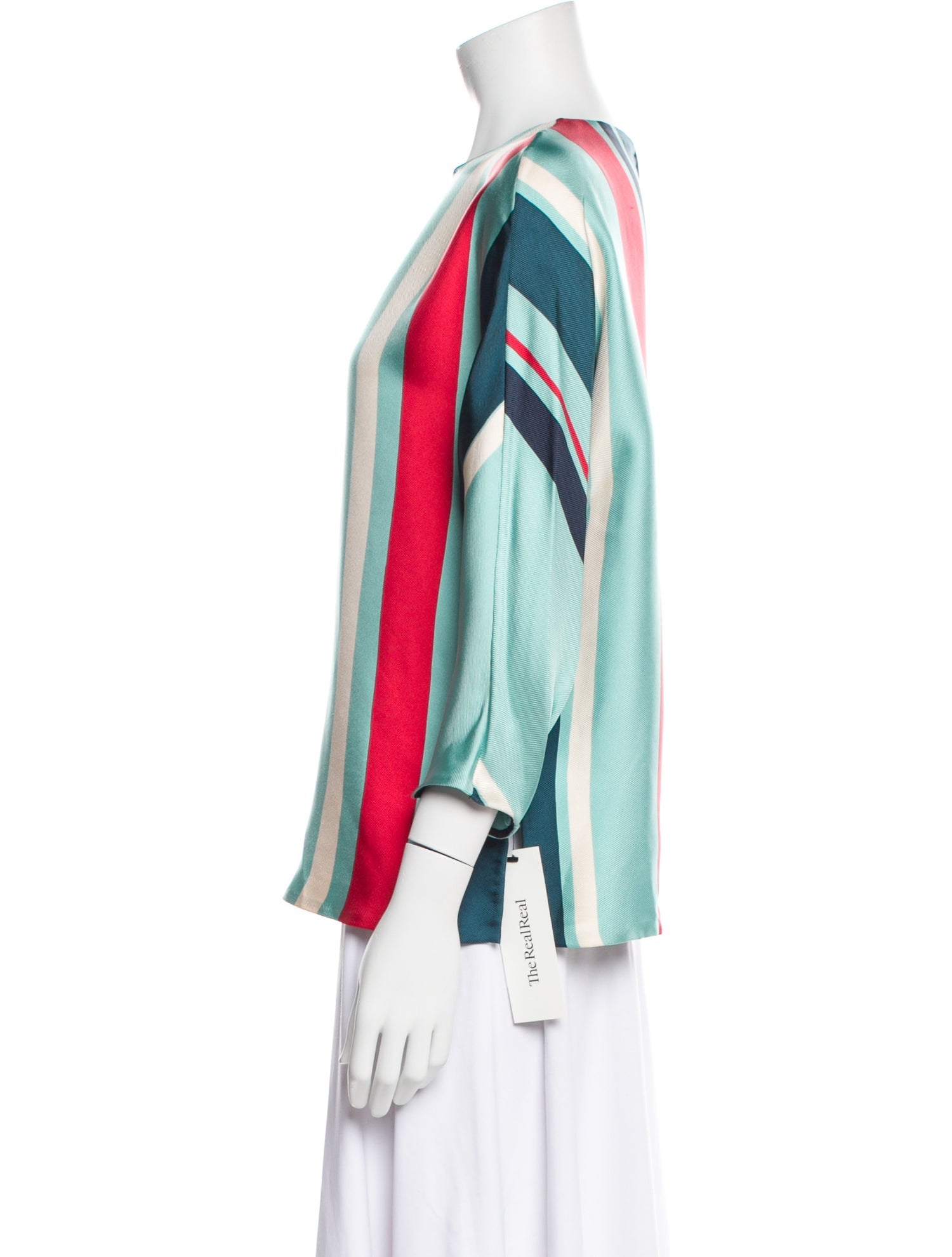 Loro Piana Silk Striped Blouse