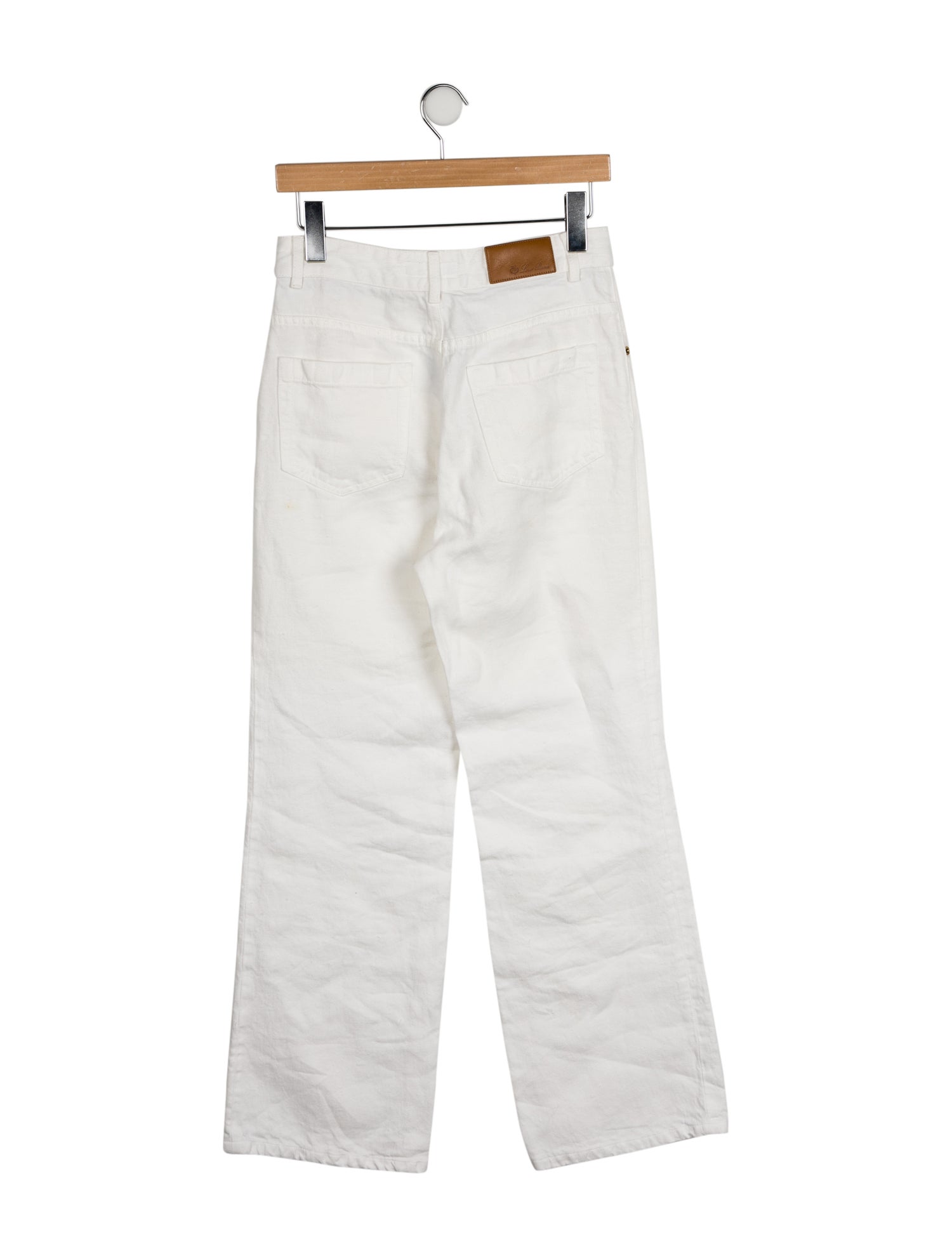 Loro Piana High-Rise Wide Leg Jeans