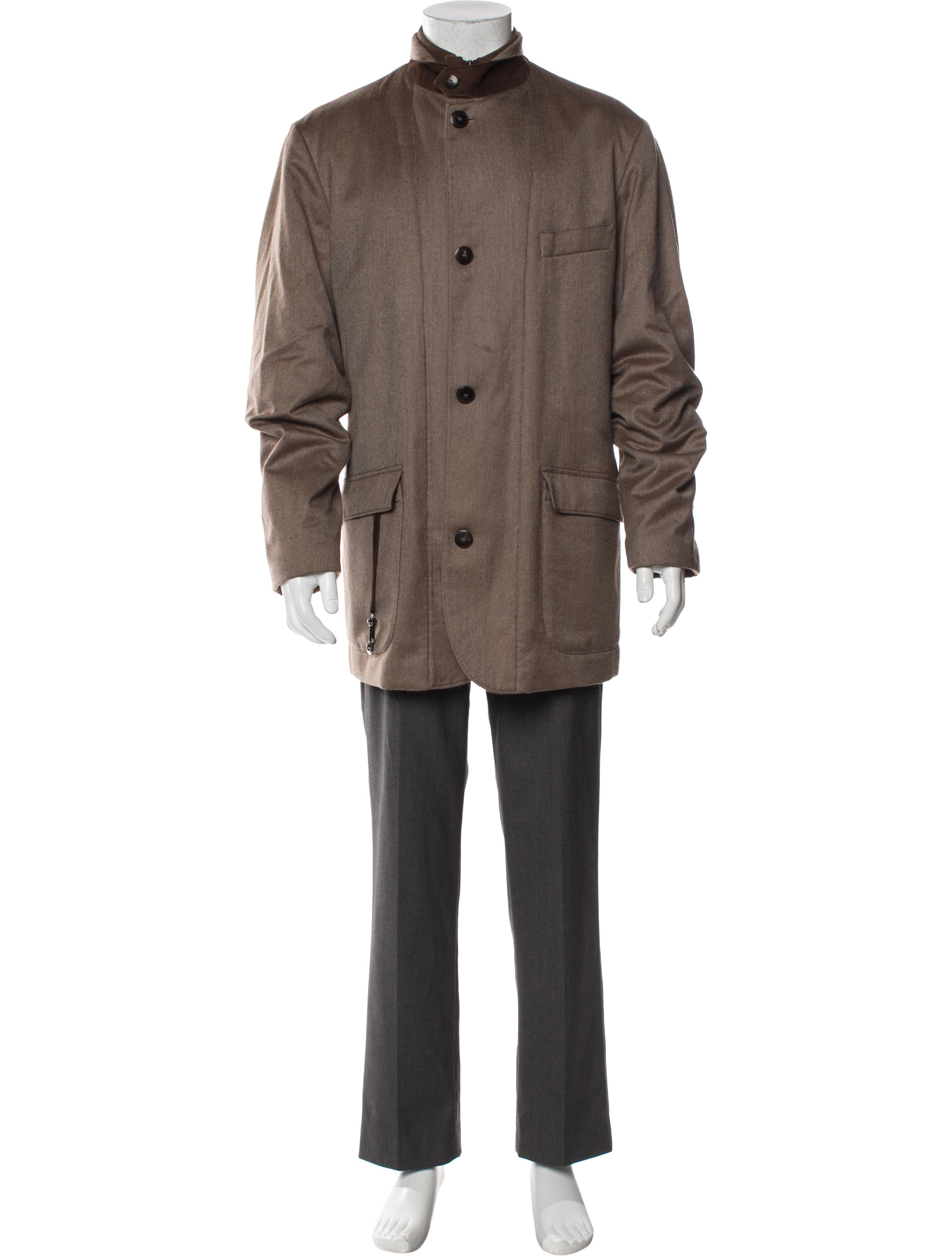 Loro Piana Storm System Baby Cashmere Overcoat