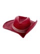 Loro Piana Red straw hat