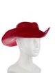 Loro Piana Red straw hat