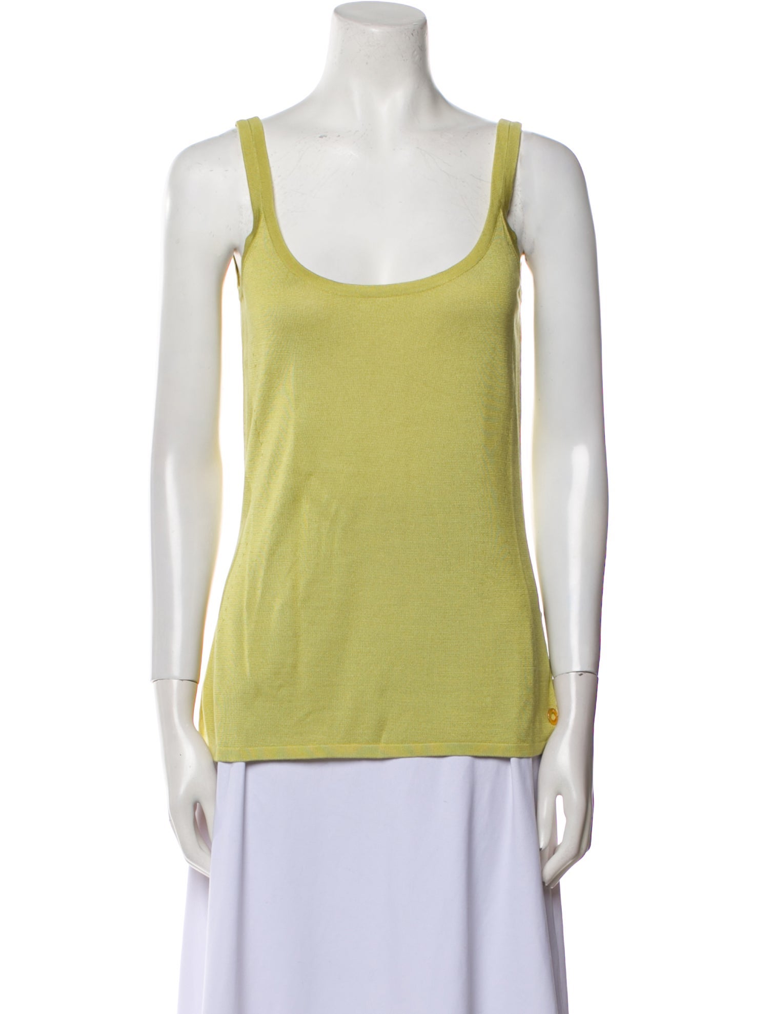 Loro Piana Silk Scoop Neck Top w/ Tags