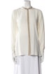 Loro Piana Silk Crew Neck Blouse