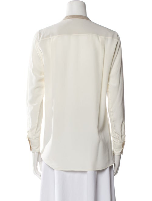 Loro Piana Silk Crew Neck Blouse