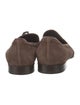 Loro Piana Suede Whipstitch Trim Loafers