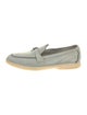 Loro Piana Summer Charms Walk Suede Loafers