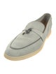 Loro Piana Summer Charms Walk Suede Loafers