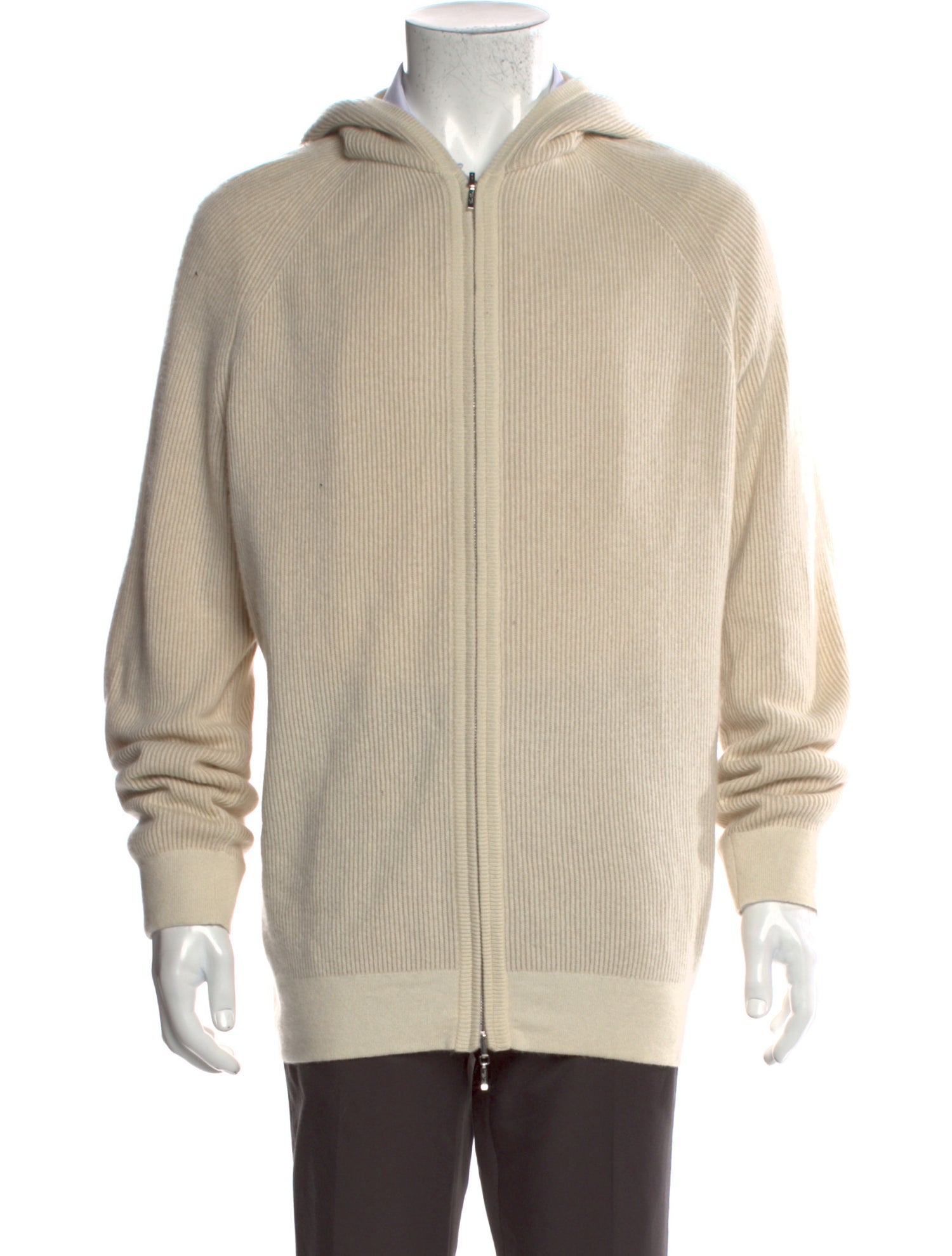 Loro Piana Baby Cashmere V-Neck Hoodie