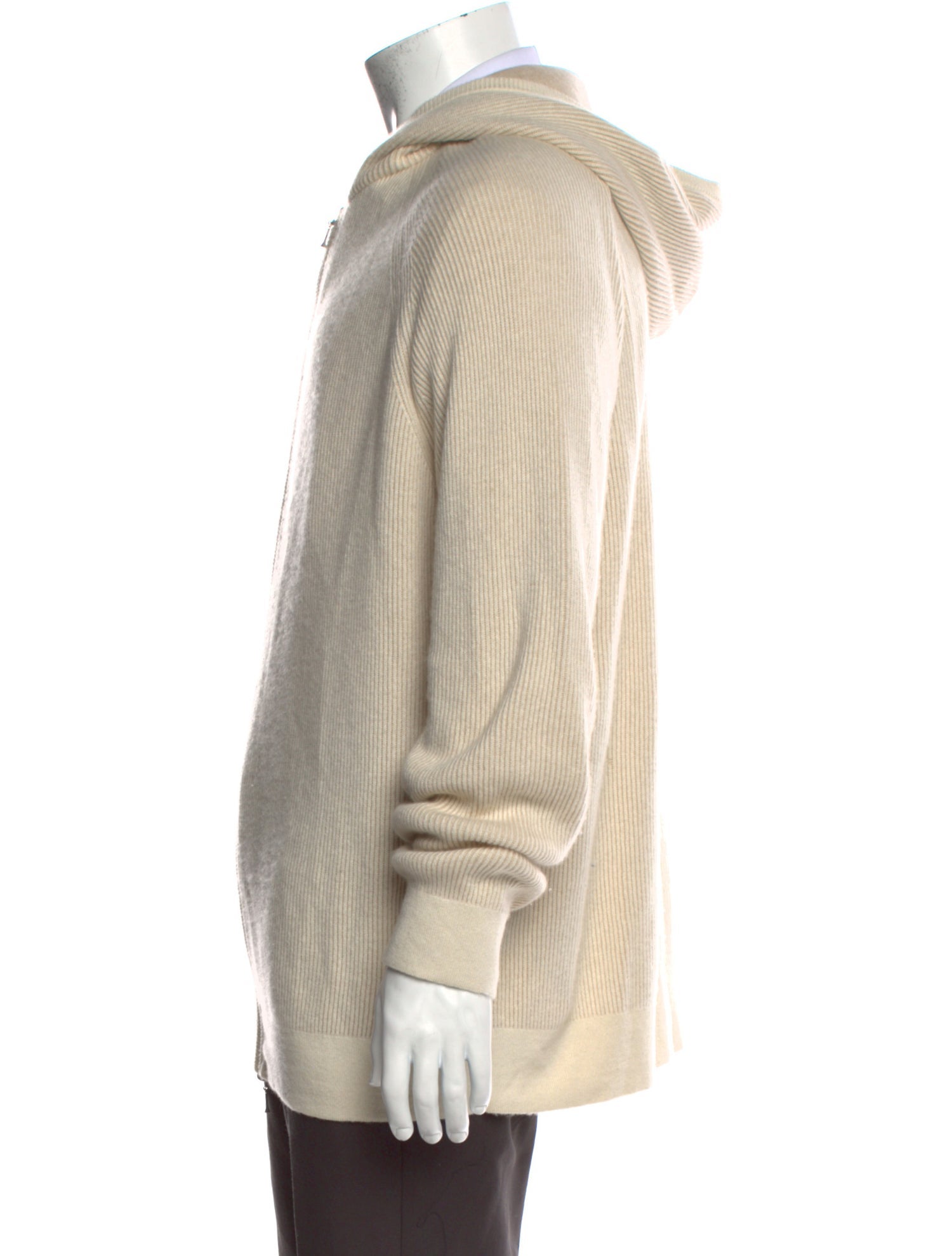 Loro Piana Baby Cashmere V-Neck Hoodie