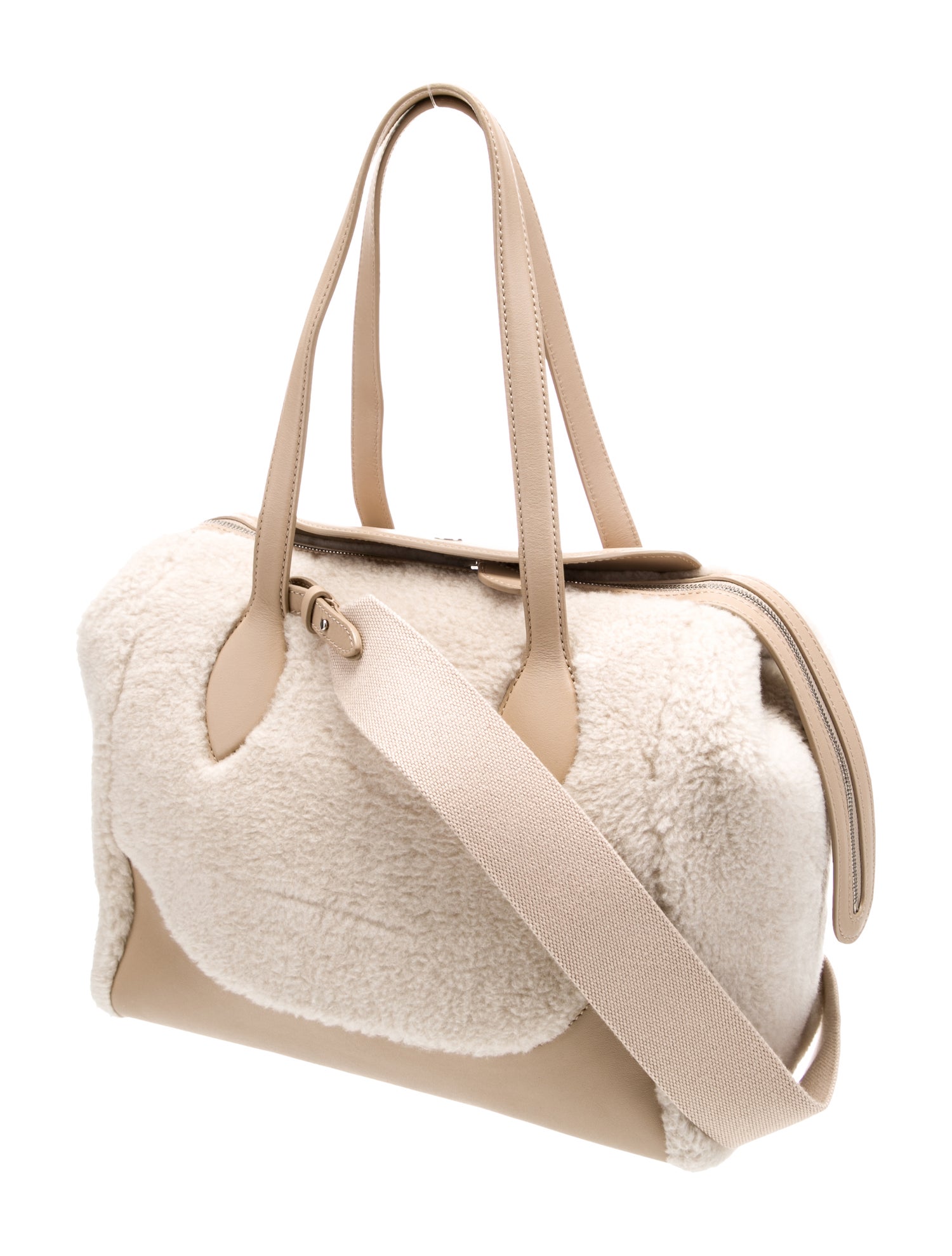 Loro Piana Shearling Happy Day w/ Straps Medium