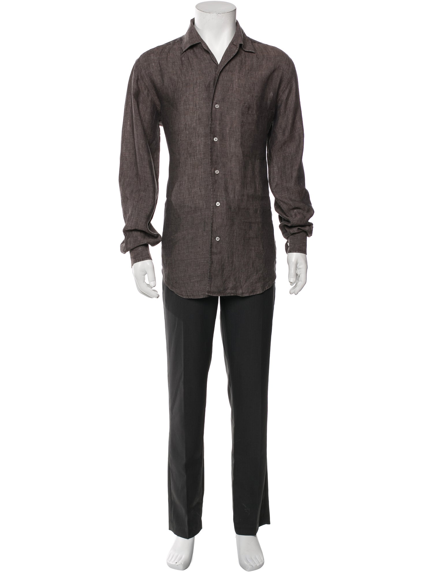 Loro Piana Linen Long Sleeve Shirt