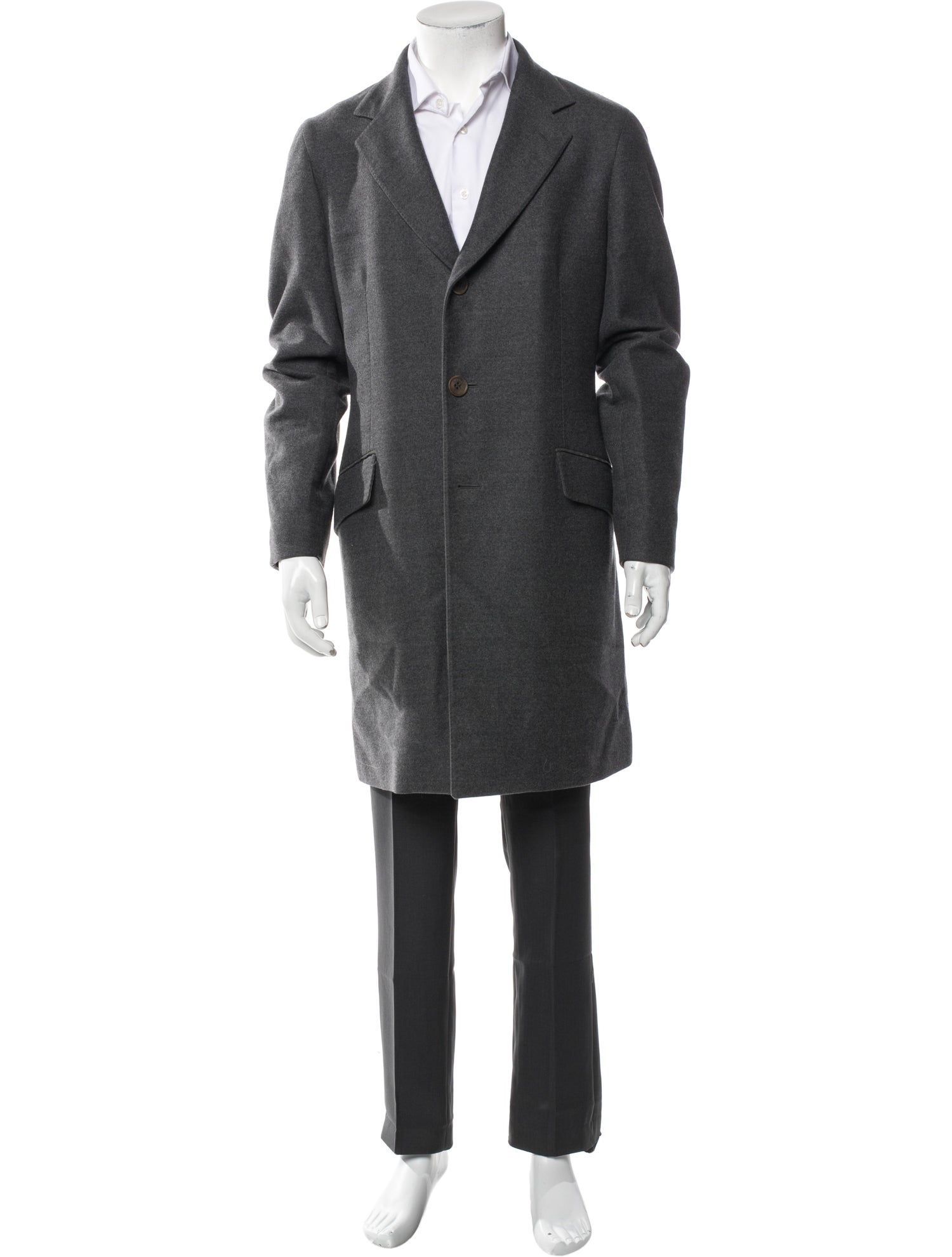 Loro Piana Zelander Rain System Virgin Wool Overcoat