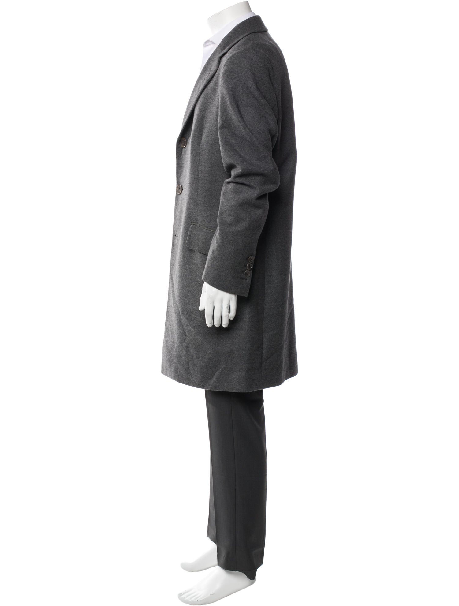 Loro Piana Zelander Rain System Virgin Wool Overcoat