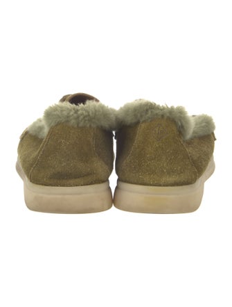 Loro Piana Summer Charms Walk Suede Loafers