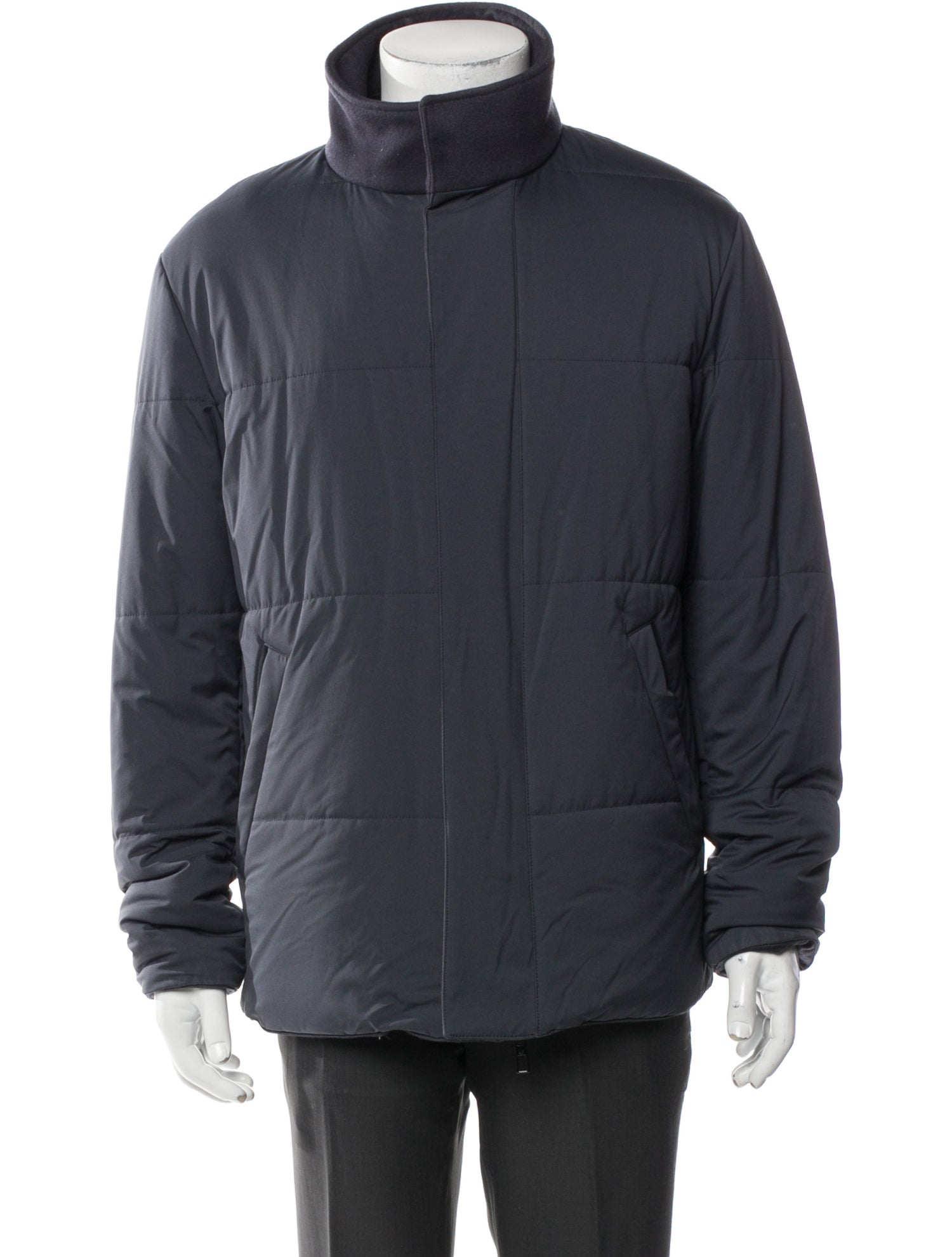 Loro Piana Heart Of Cashmere Green Storm System Puffer Coat