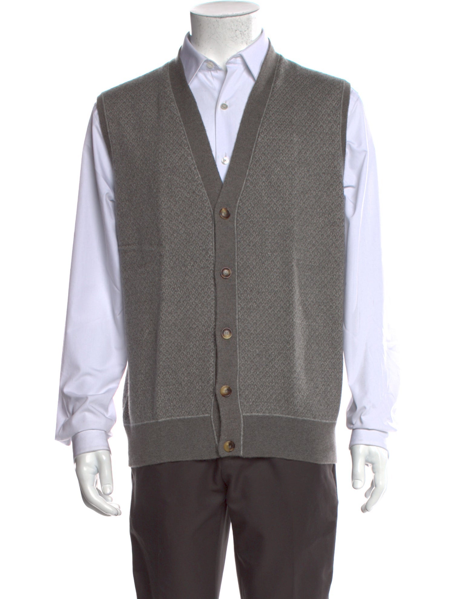 Loro Piana Cashmere V-Neck Sweater Vest