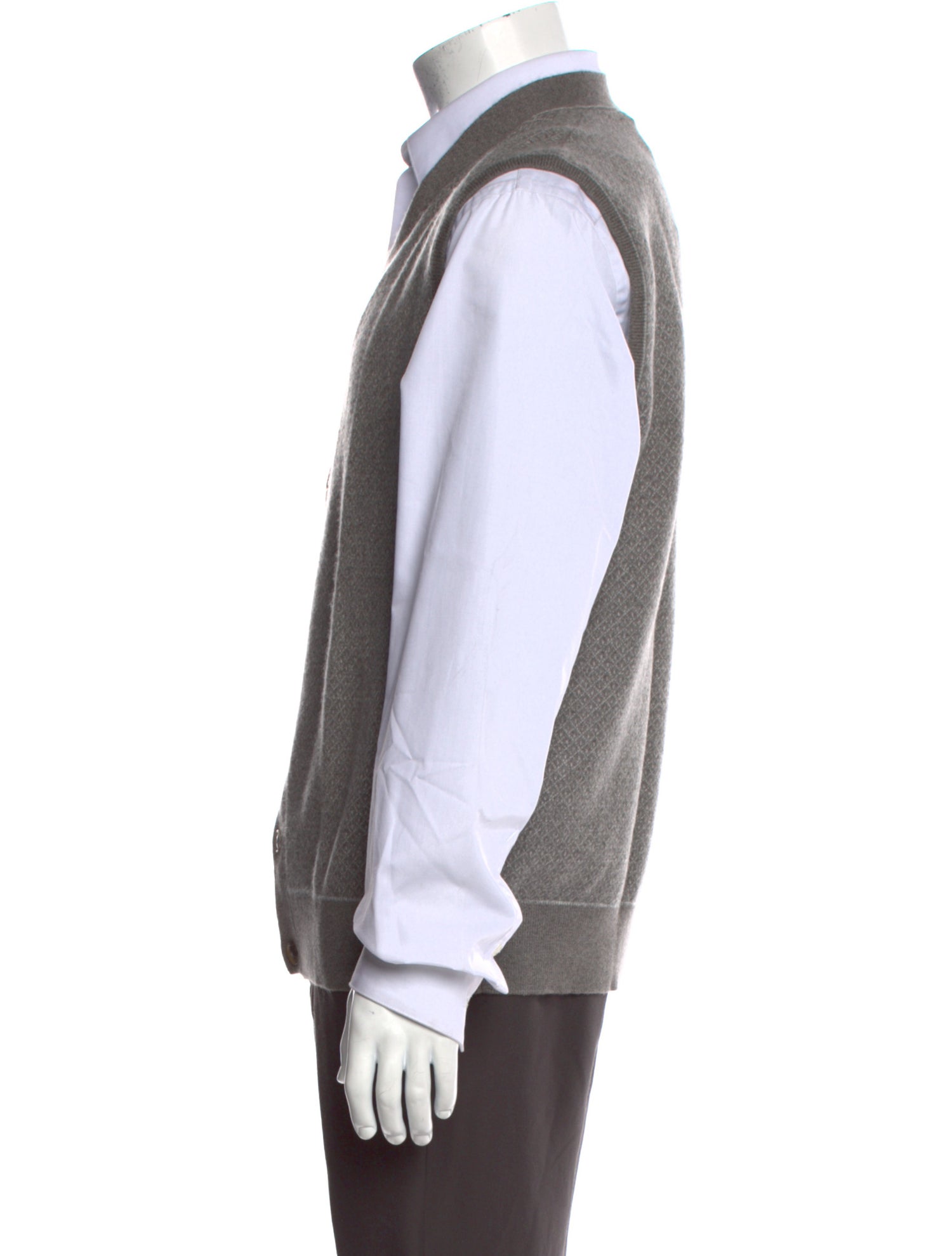 Loro Piana Cashmere V-Neck Sweater Vest