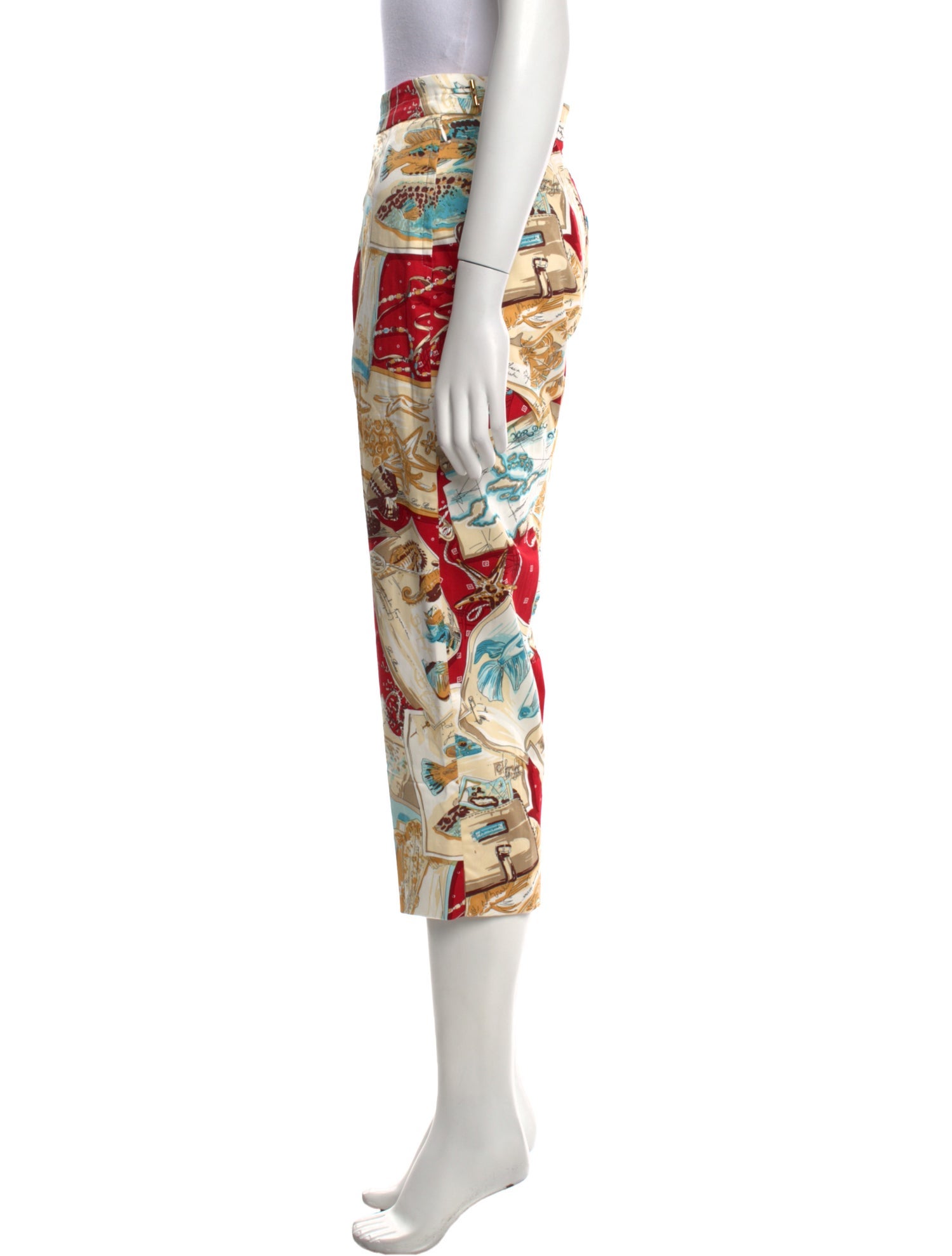 Loro Piana Printed Straight Leg Pants w/ Tags