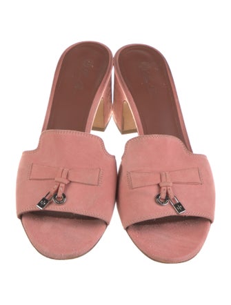 Loro Piana Suede Suede Slides