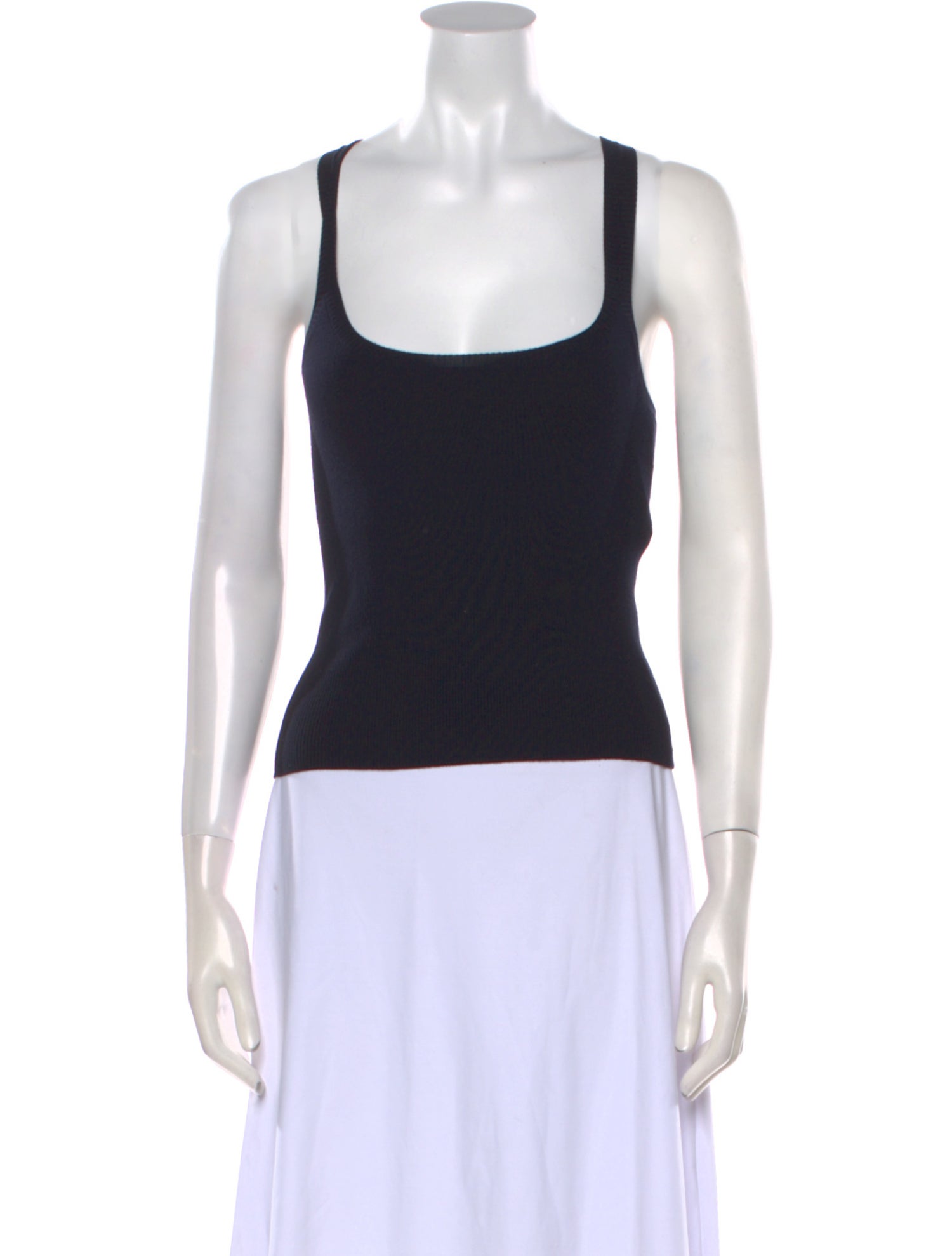 Loro Piana Virgin Wool Square Neckline Top