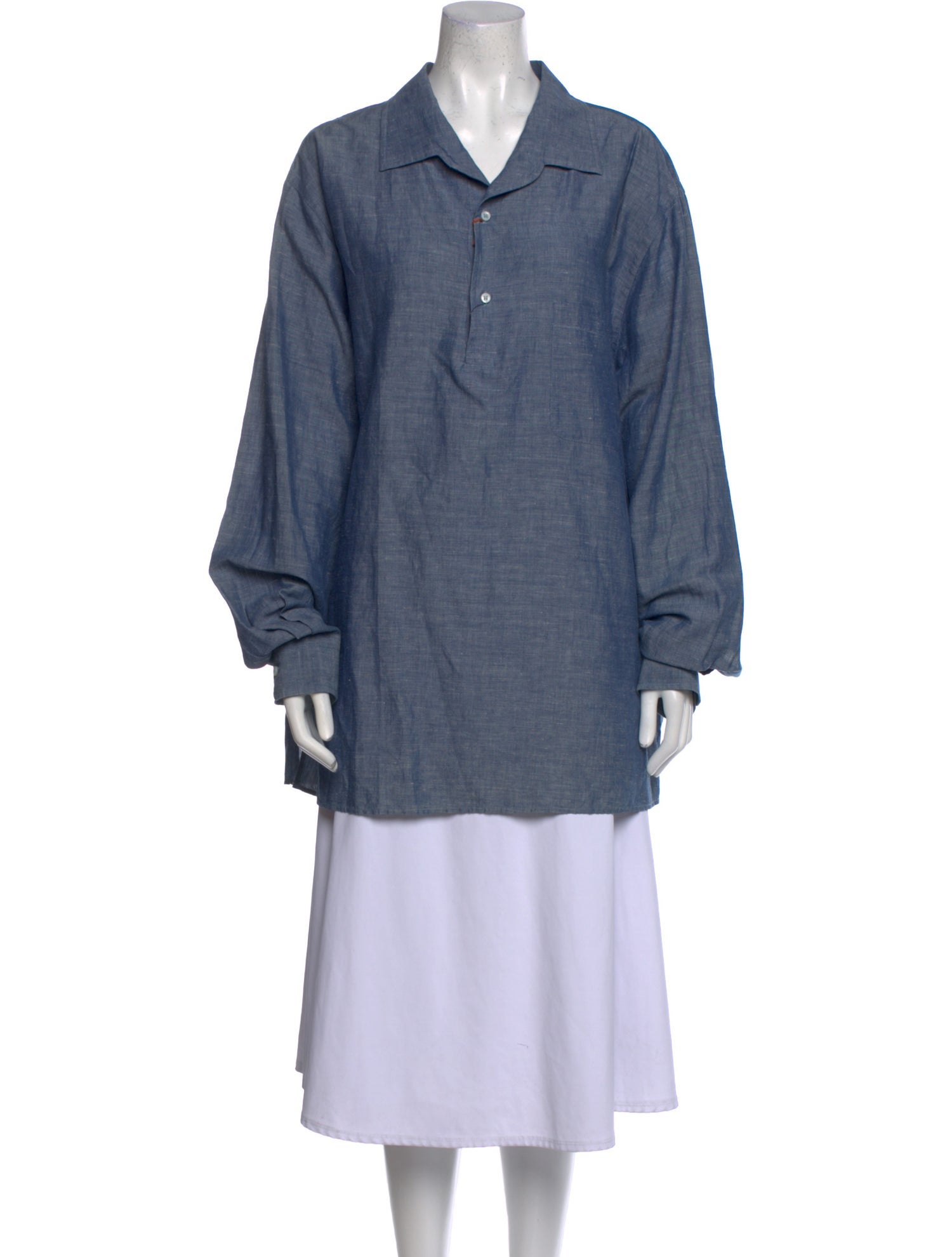 Loro Piana Linen Long Sleeve Tunic w/ Tags