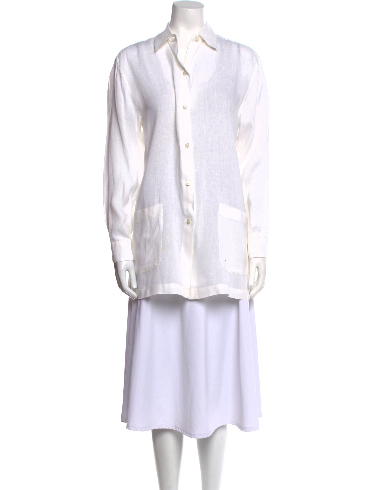 Loro Piana Linen Long Sleeve Tunic