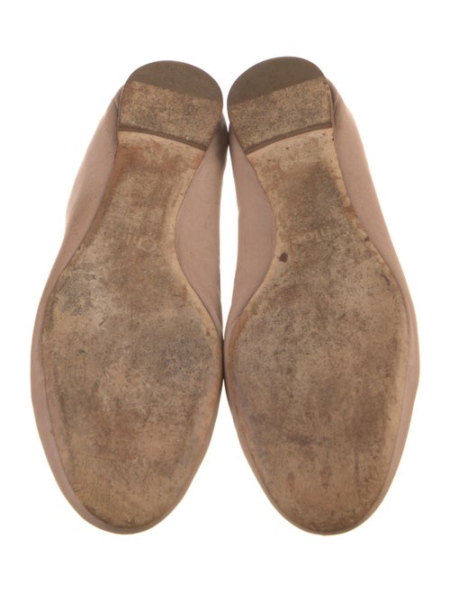 Chloé Leather Scalloped Accent Ballet Flats