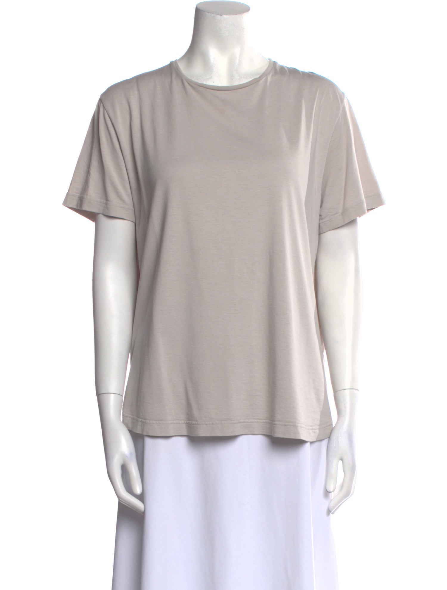 Loro Piana Silk Crew Neck T-Shirt