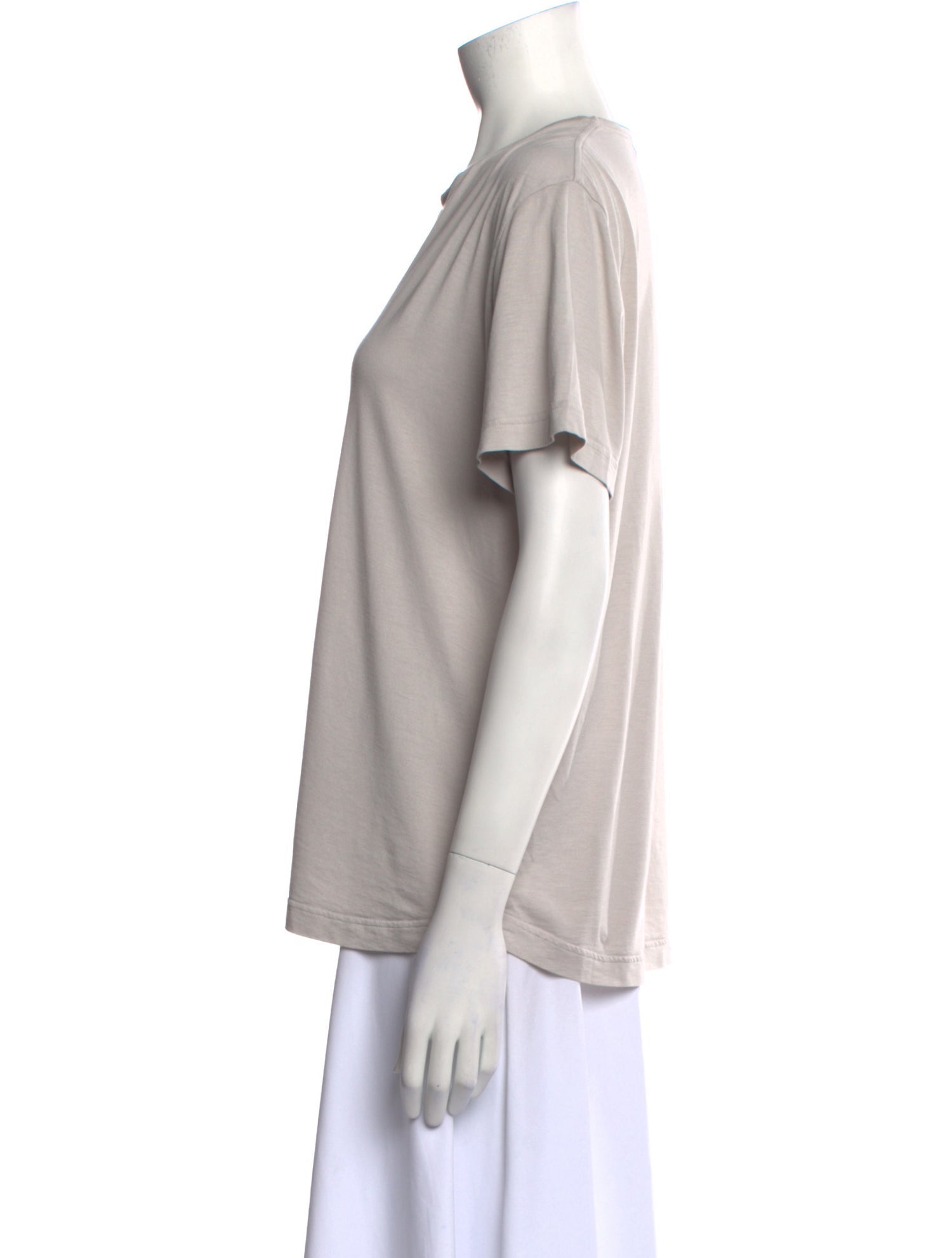 Loro Piana Silk Crew Neck T-Shirt