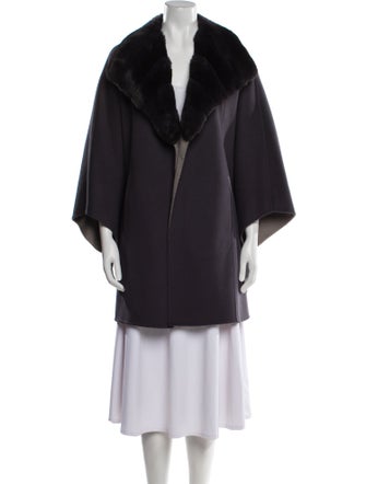 Loro Piana Chinchila-Trimmed Vicuña Coat