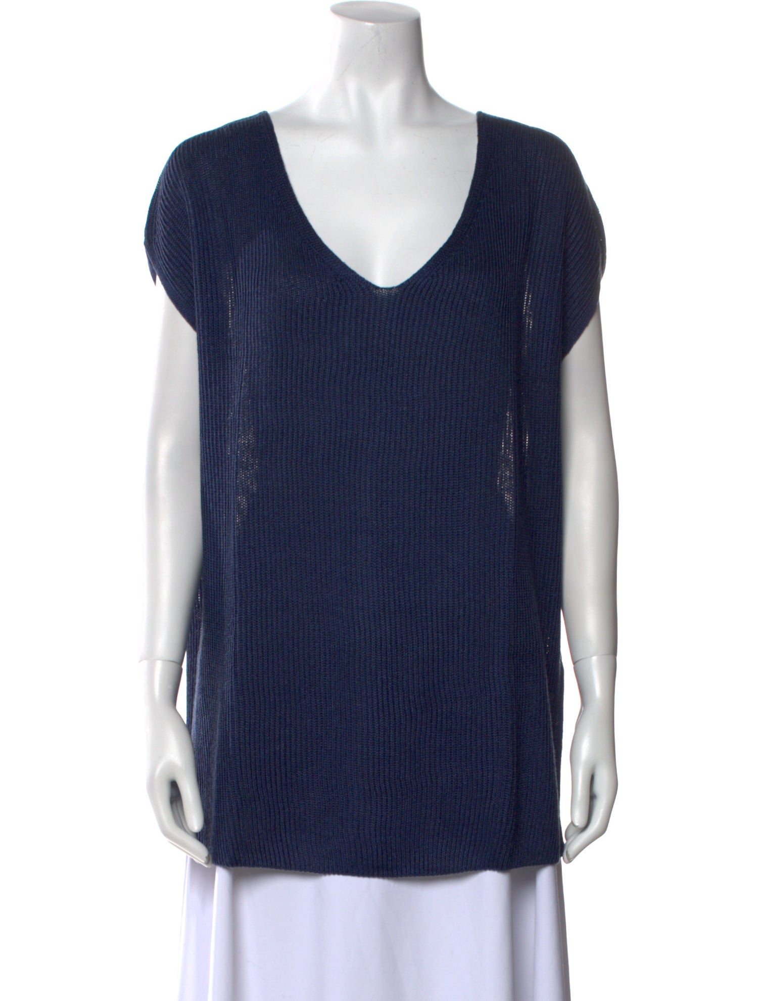 Loro Piana Linen V-Neck Sweater