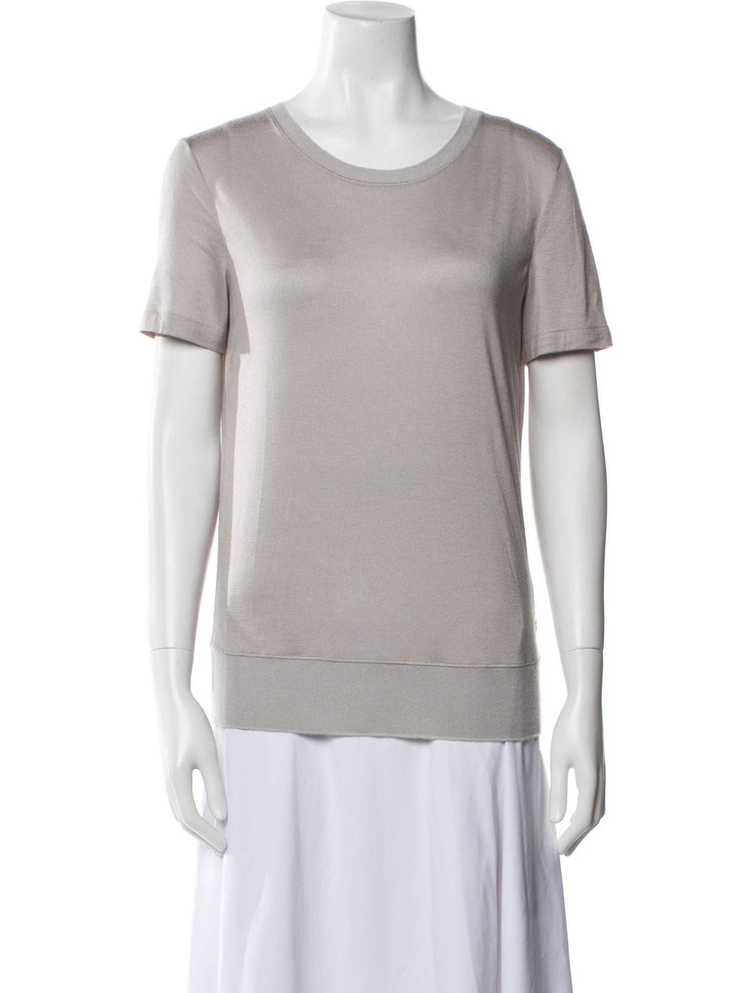 Loro Piana Cashmere Scoop Neck T-Shirt