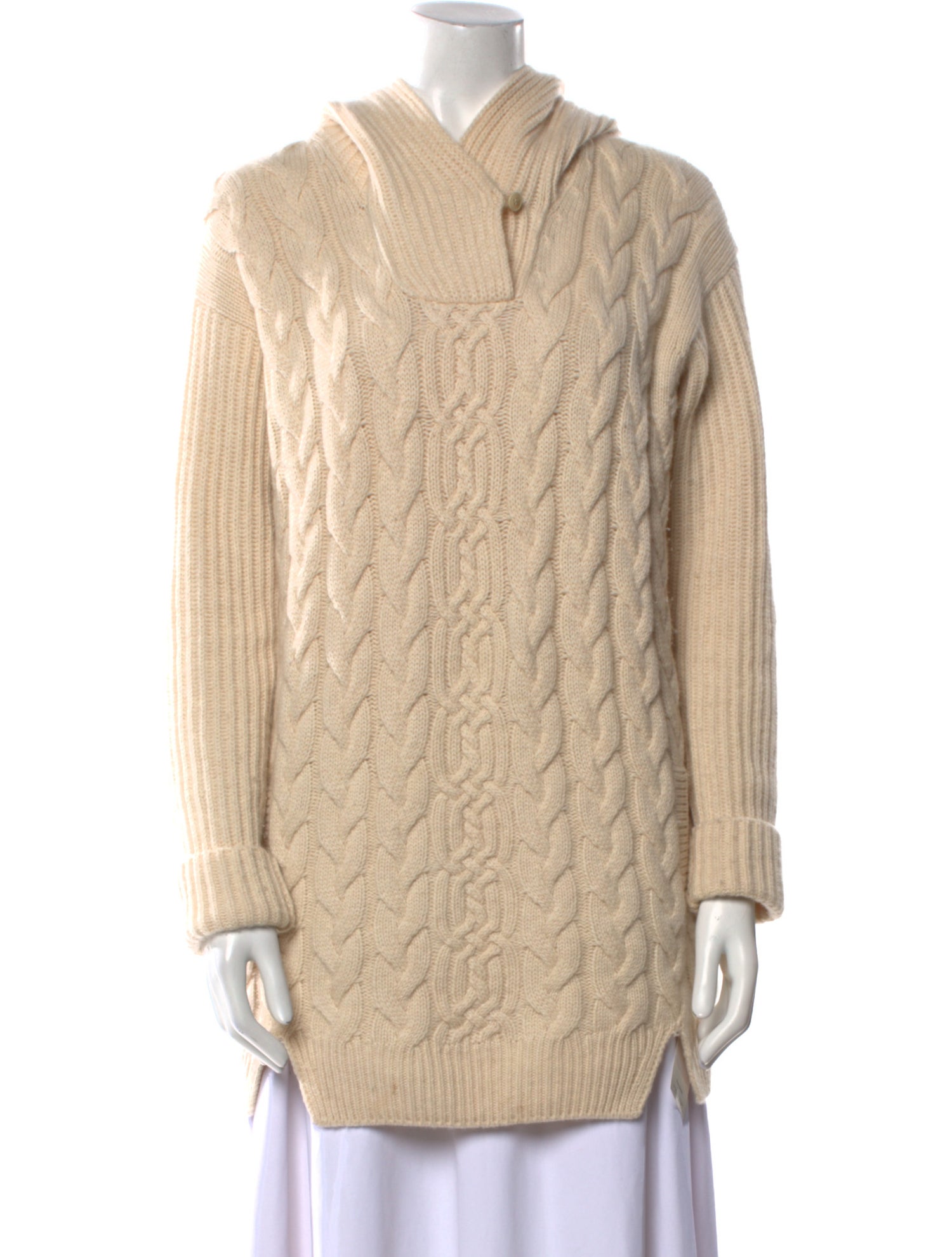 Loro Piana Baby Cashmere Cowl Neck Sweater