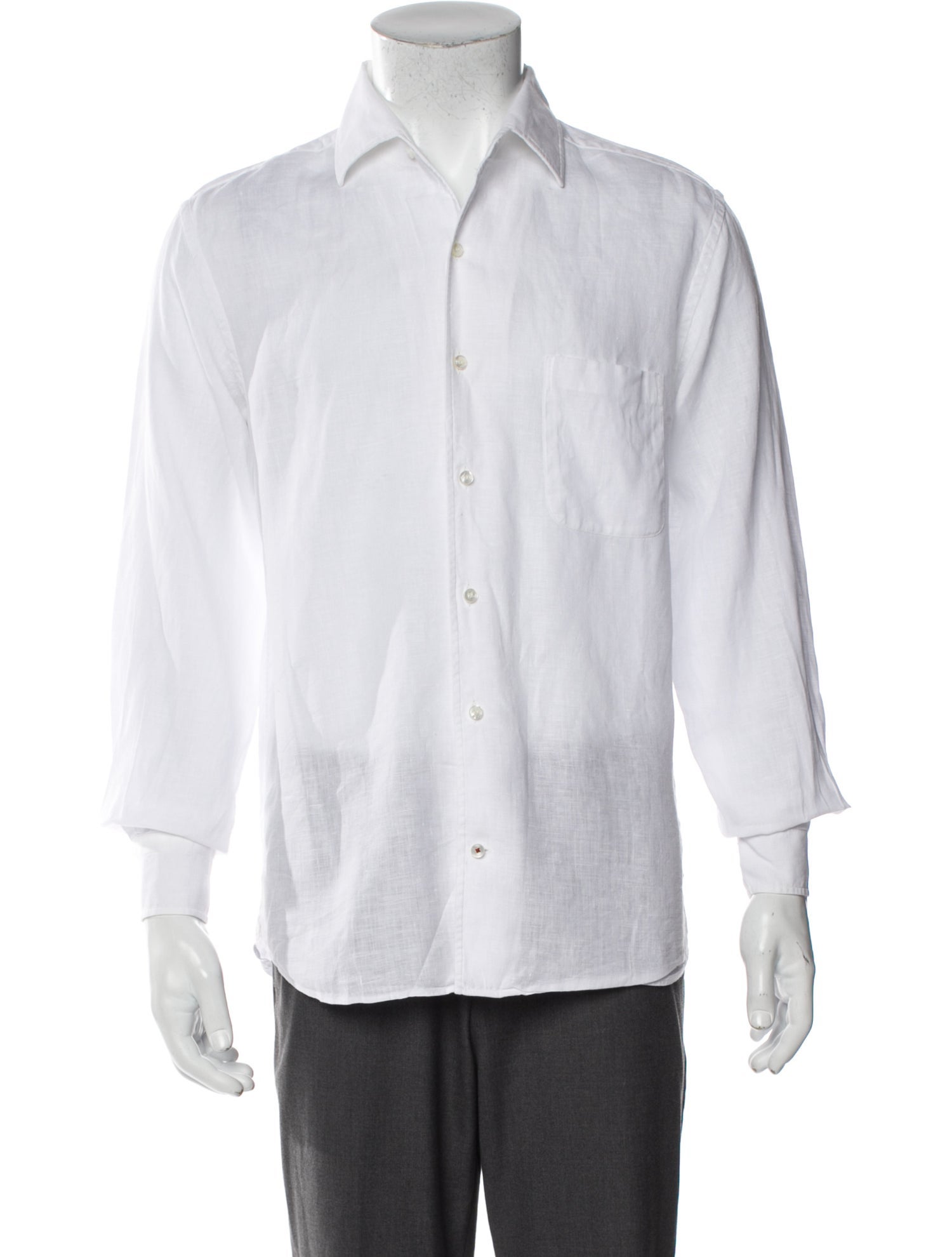 Loro Piana Andre Linen Dress Shirt